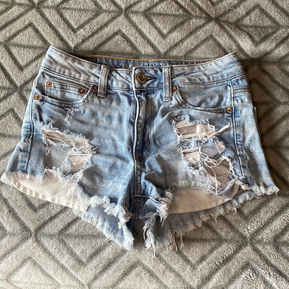 American Eagle Stretch Jean Shorts